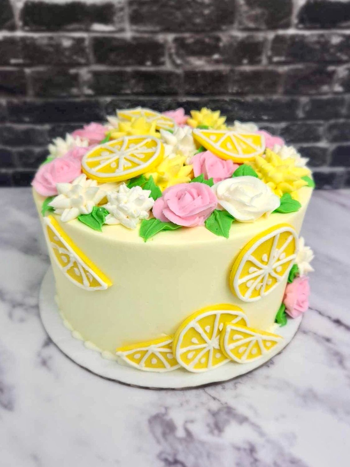 Lemon Theme Cake