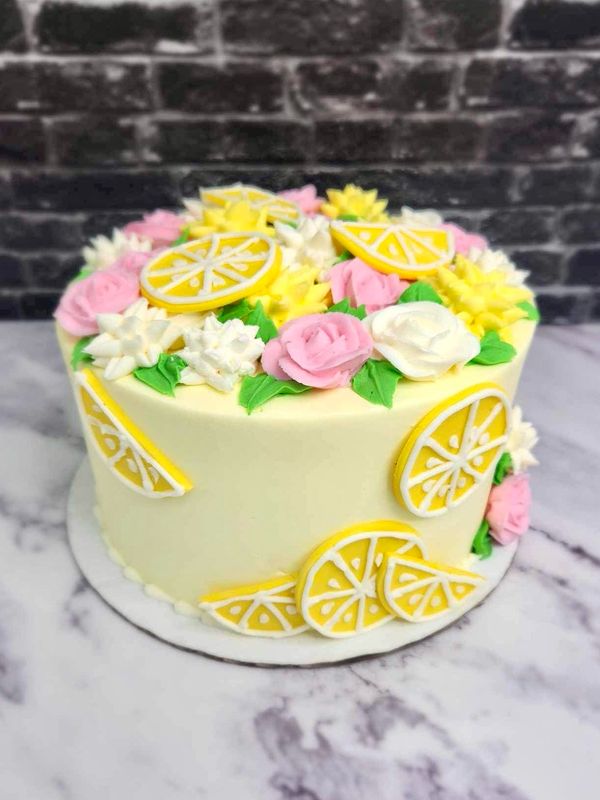 Lemon Theme Cake