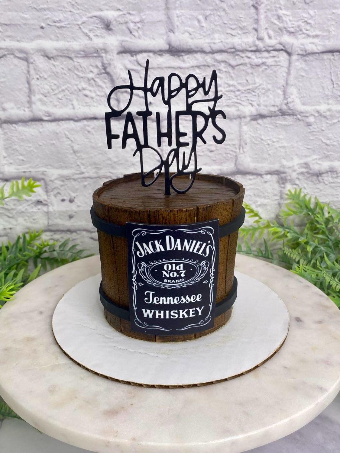 Whiskey Barrel Cake