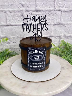 Whiskey Barrel Cake