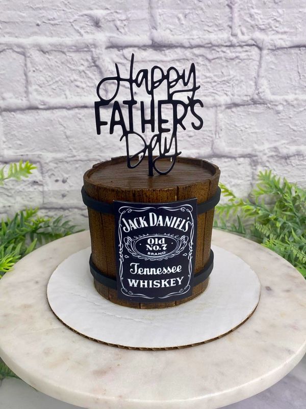 Whiskey Barrel Cake