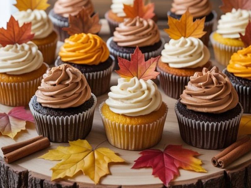 Cupcakes By The Dozen Thanksgiving Colors