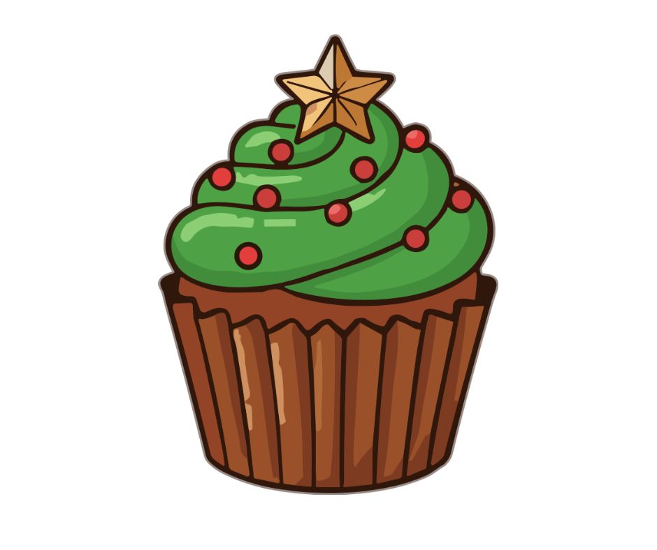 Cupcakes By The Dozen Christmas Colors