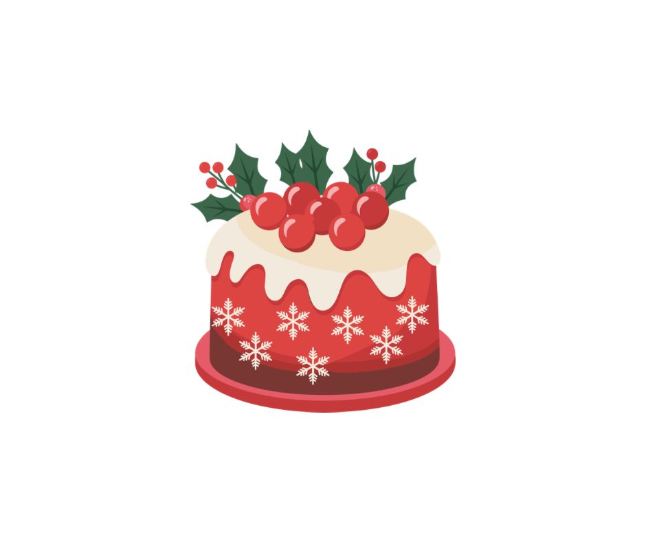 4in. Christmas Cakes