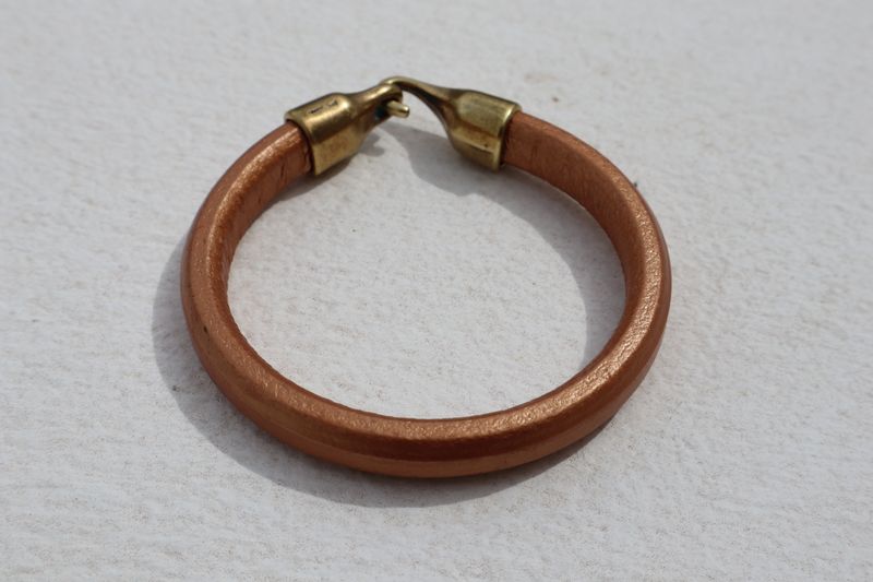 Handmade Men's Bracelet Alexander with Regaliz Leather