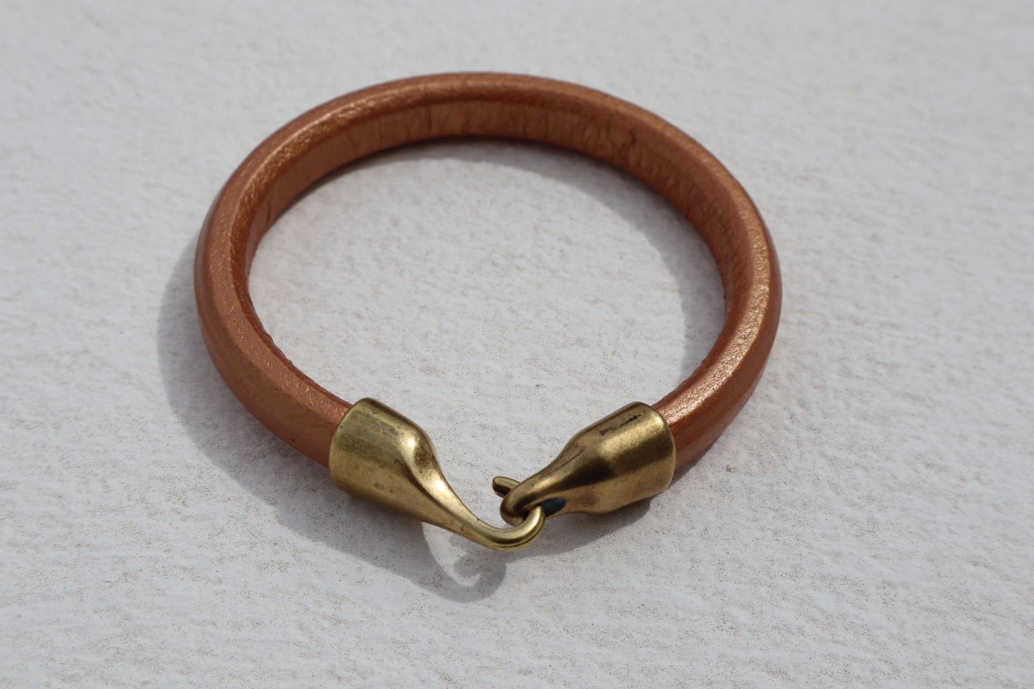 Handmade Men's Bracelet Alexander with Regaliz Leather