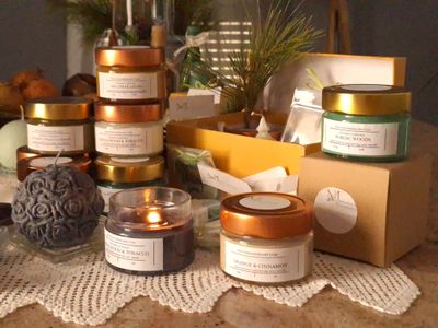 NATURAL SOY WAX CANDLES