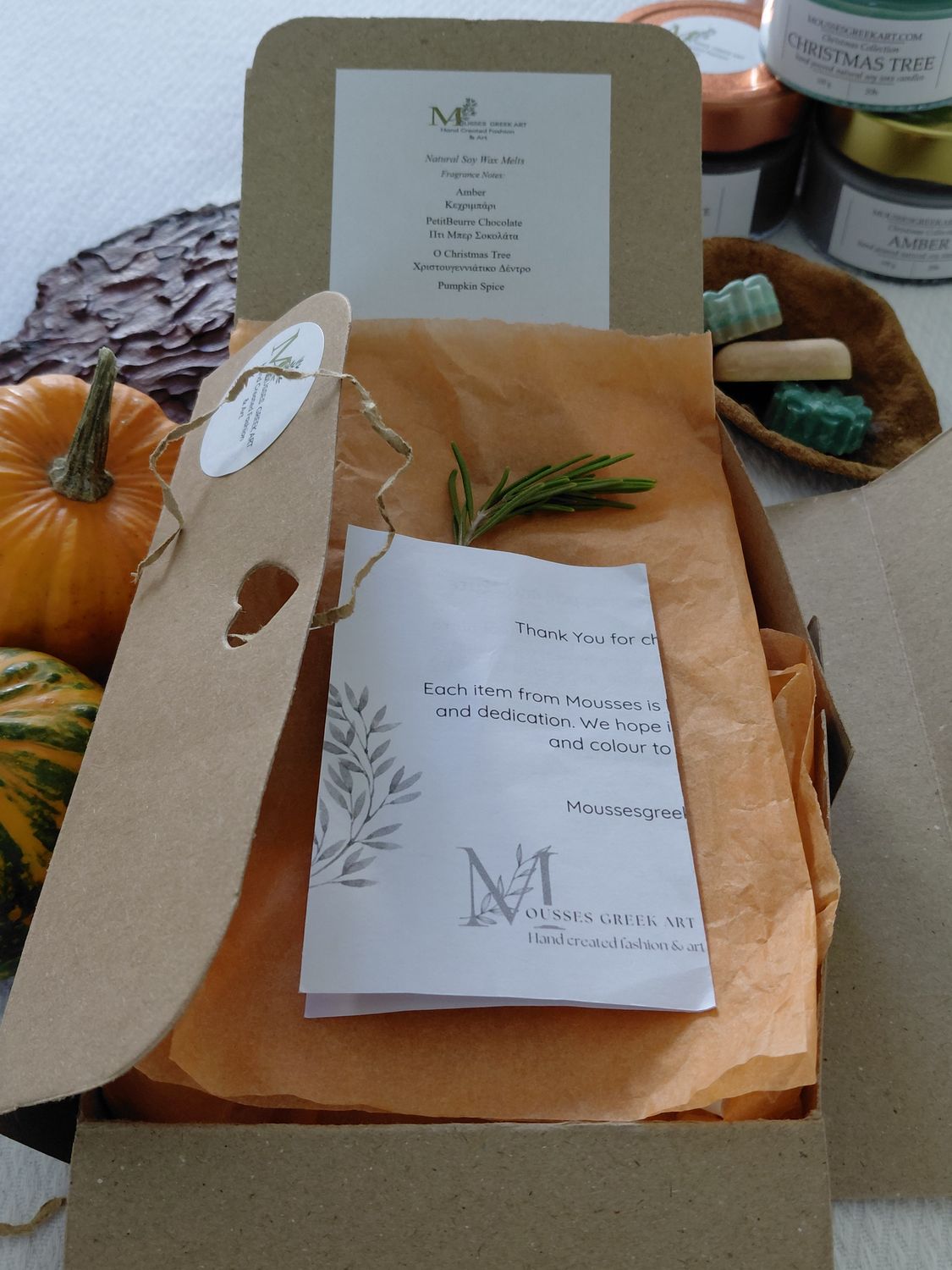 Gift set - handmade wax melts  100% soy vegetable wax, 18 pieces