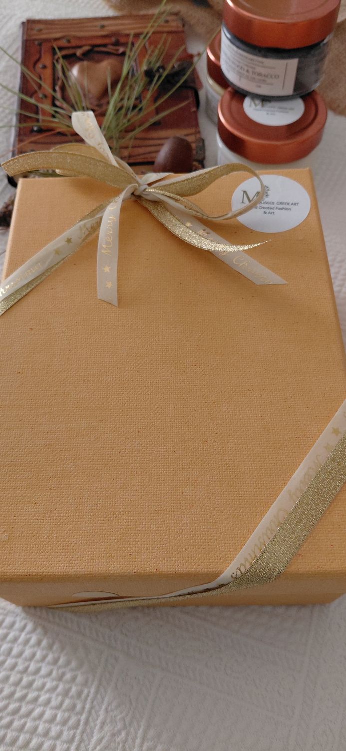 Πολυτελές Gift Box με Φυτικά Κεριά