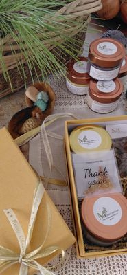 Luxury Gift box with natural herbal candles