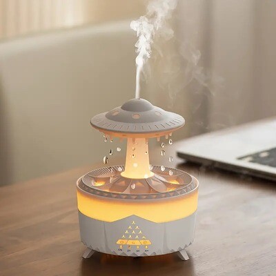 Simulation Water Drop Humidifier, Aroma Diffuser Household Large Capacity Intelligent Spray Atomizer