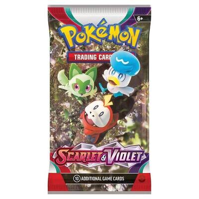 Scarlet & Violet Base Booster Pack (LIVE BREAK TWITCH)