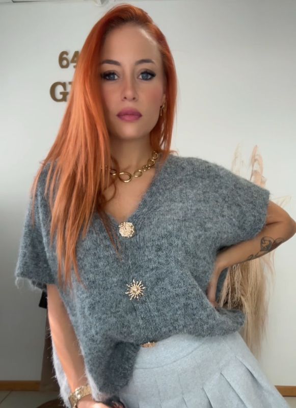 Chaleco punto oversize | CANDE