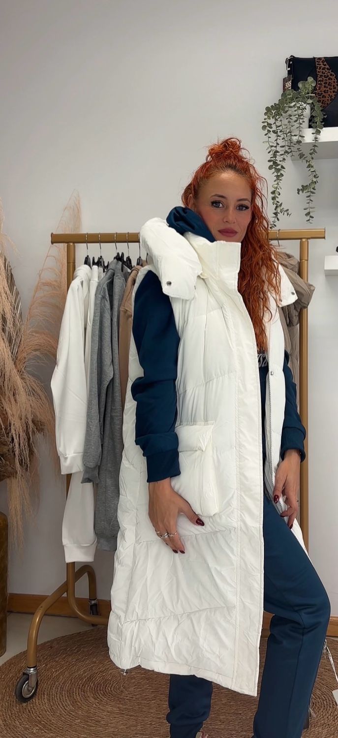 Abrigo AMARAL, Talla y color: M/L blanco