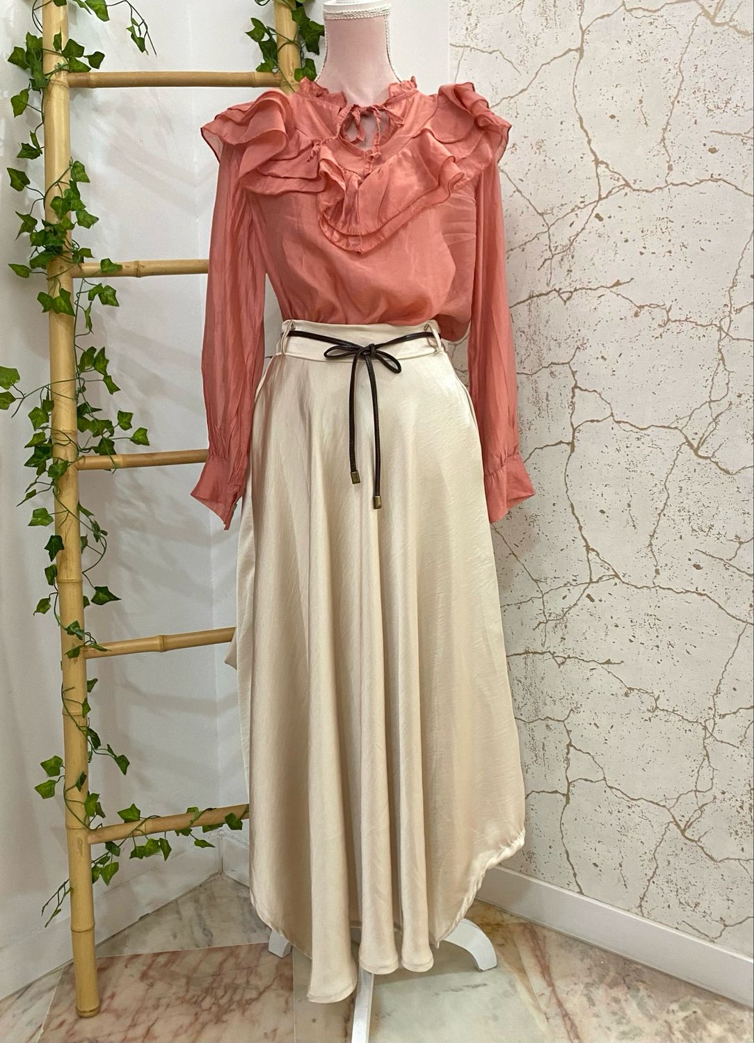 Blusa con volantes AMANDA