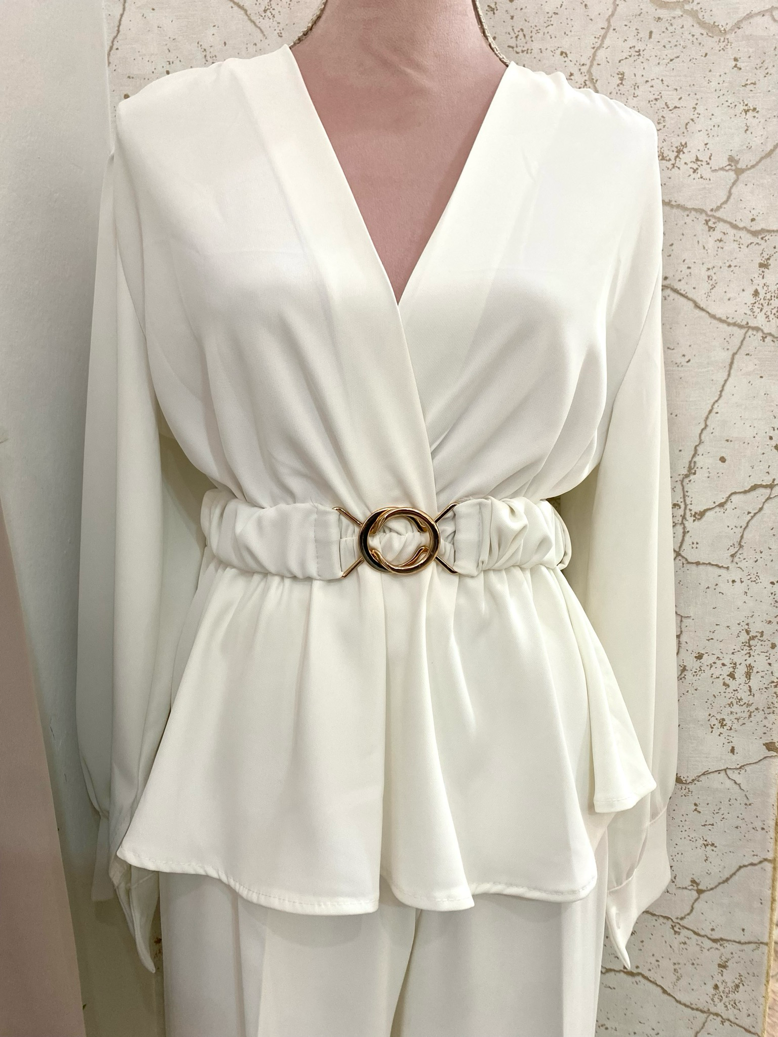 Conjunto dos piezas BLANCA