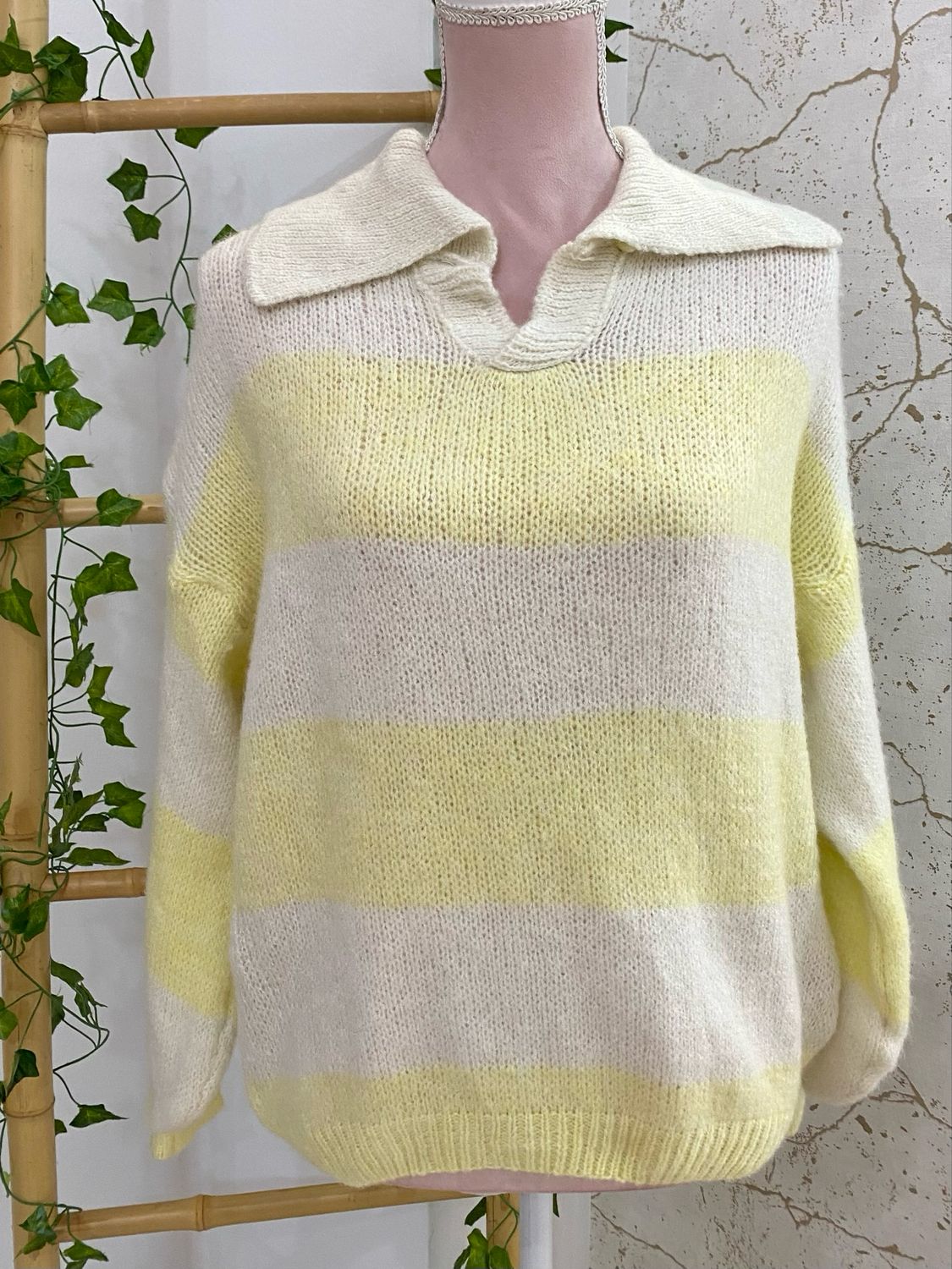 Jersey de punto rayas ALINA