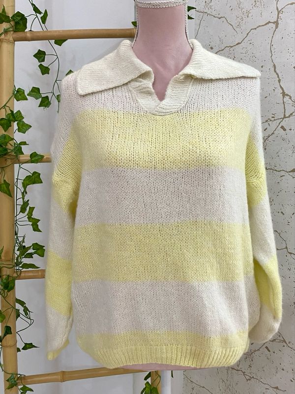 Jersey de punto rayas ALINA