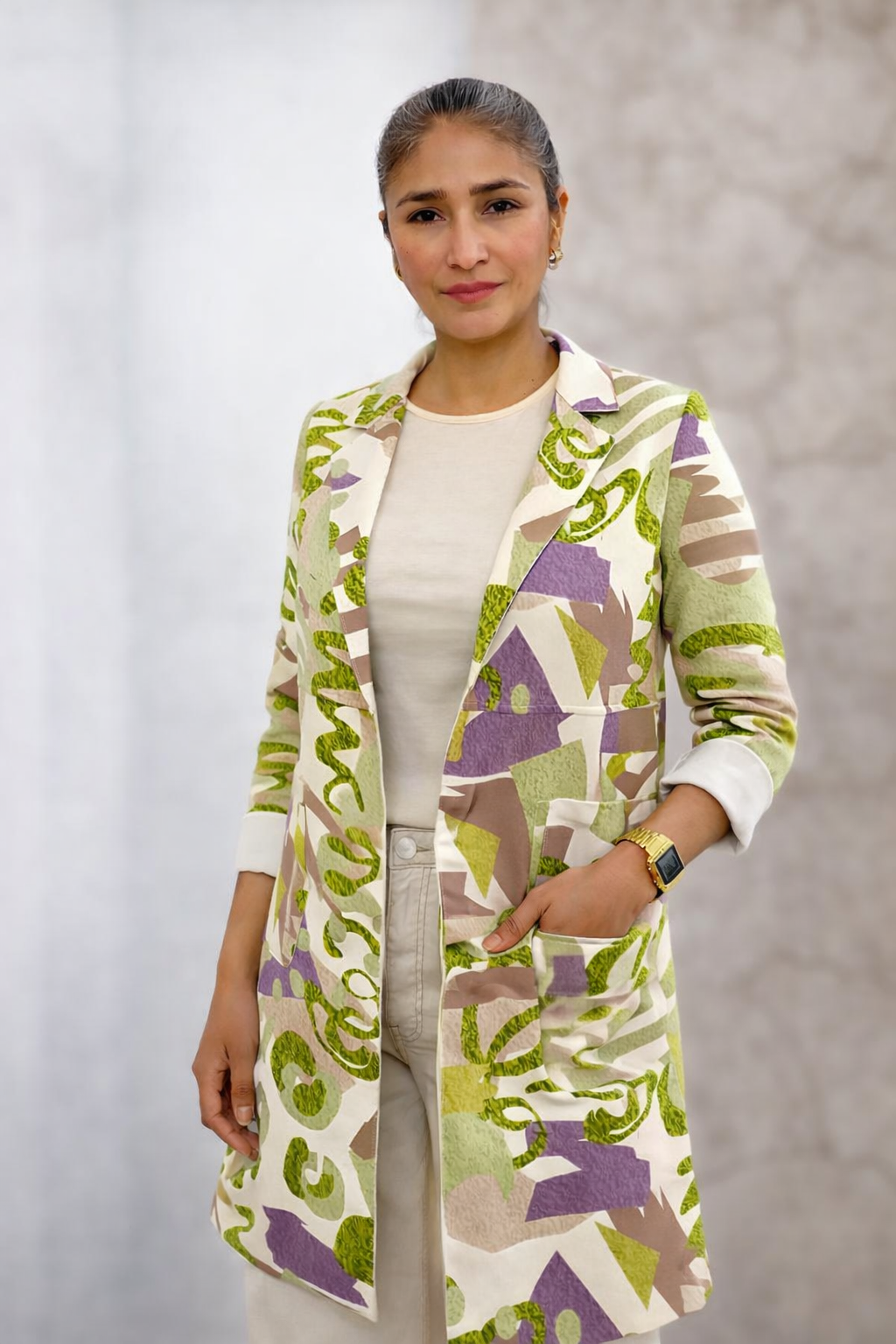 Chaqueta estampada LALI