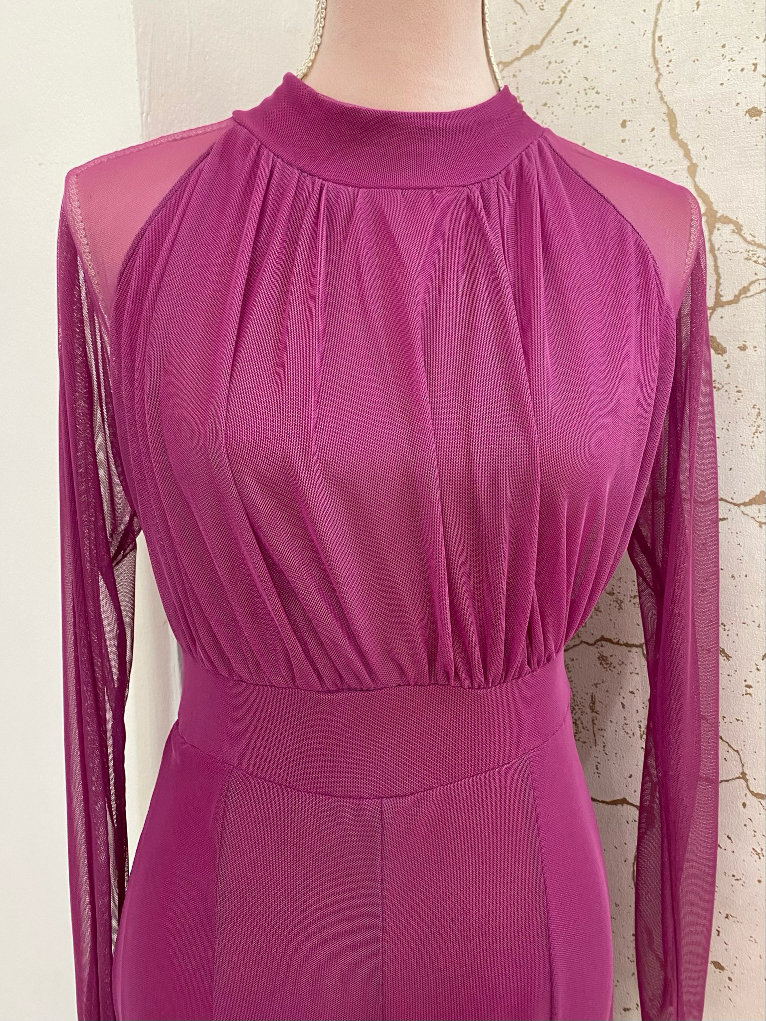 Vestido largo tul CAYETANA