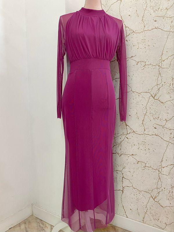 Vestido largo tul CAYETANA