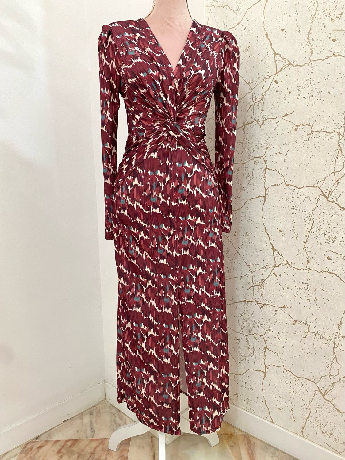 Vestido largo estampado IRMA