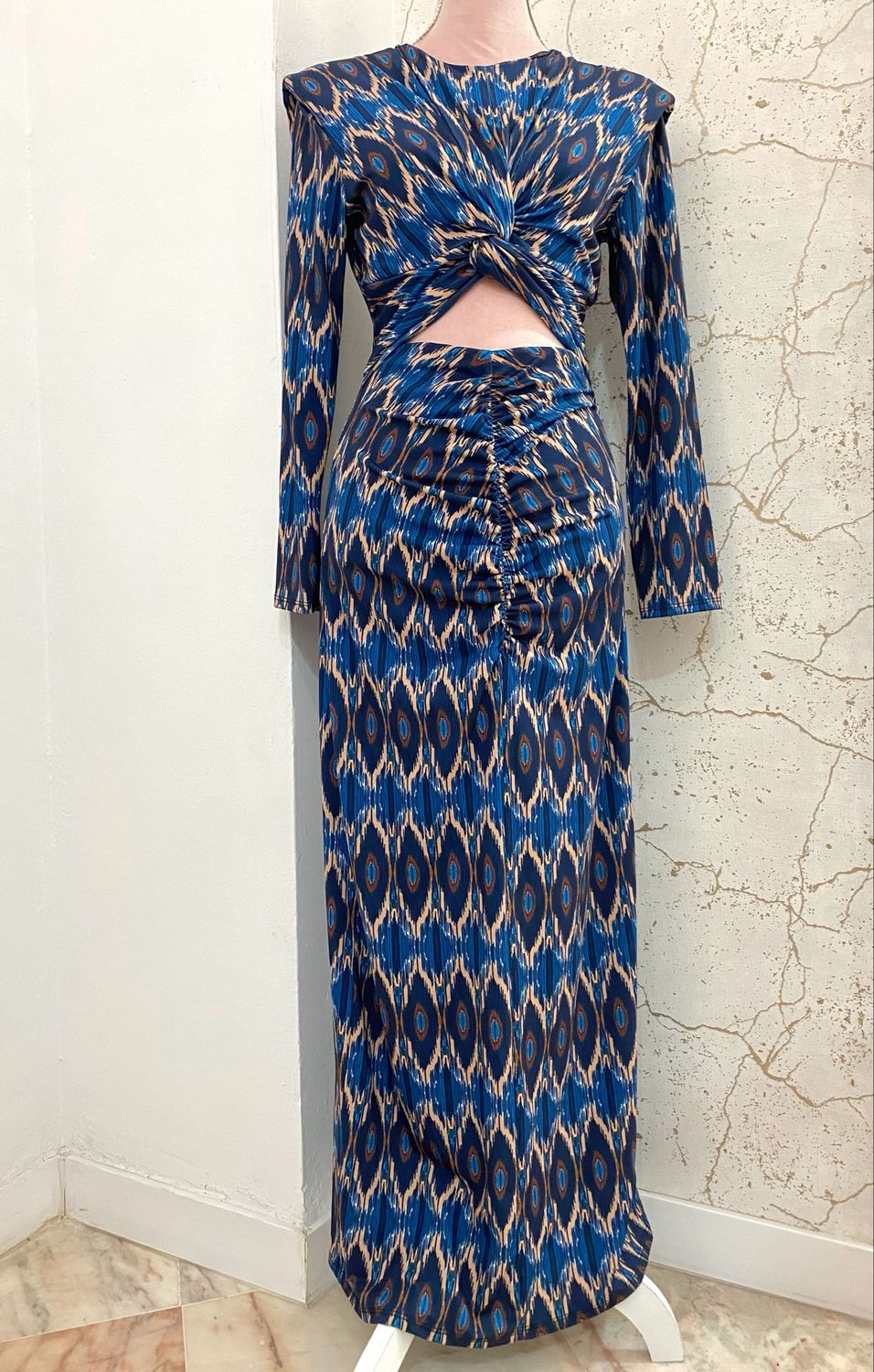 Vestido largo estampado MÓNICA