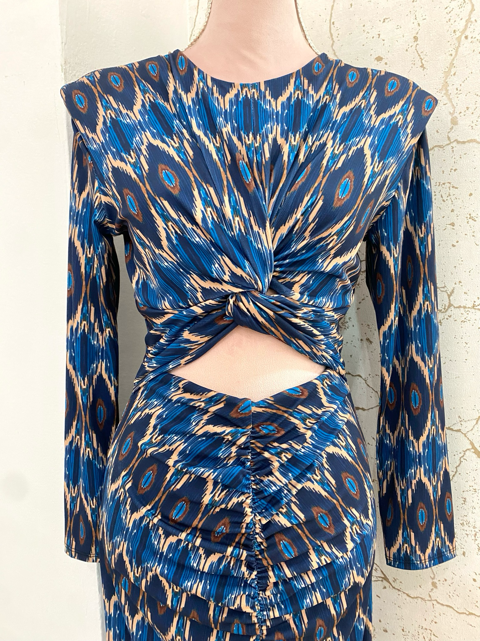 Vestido largo estampado MÓNICA