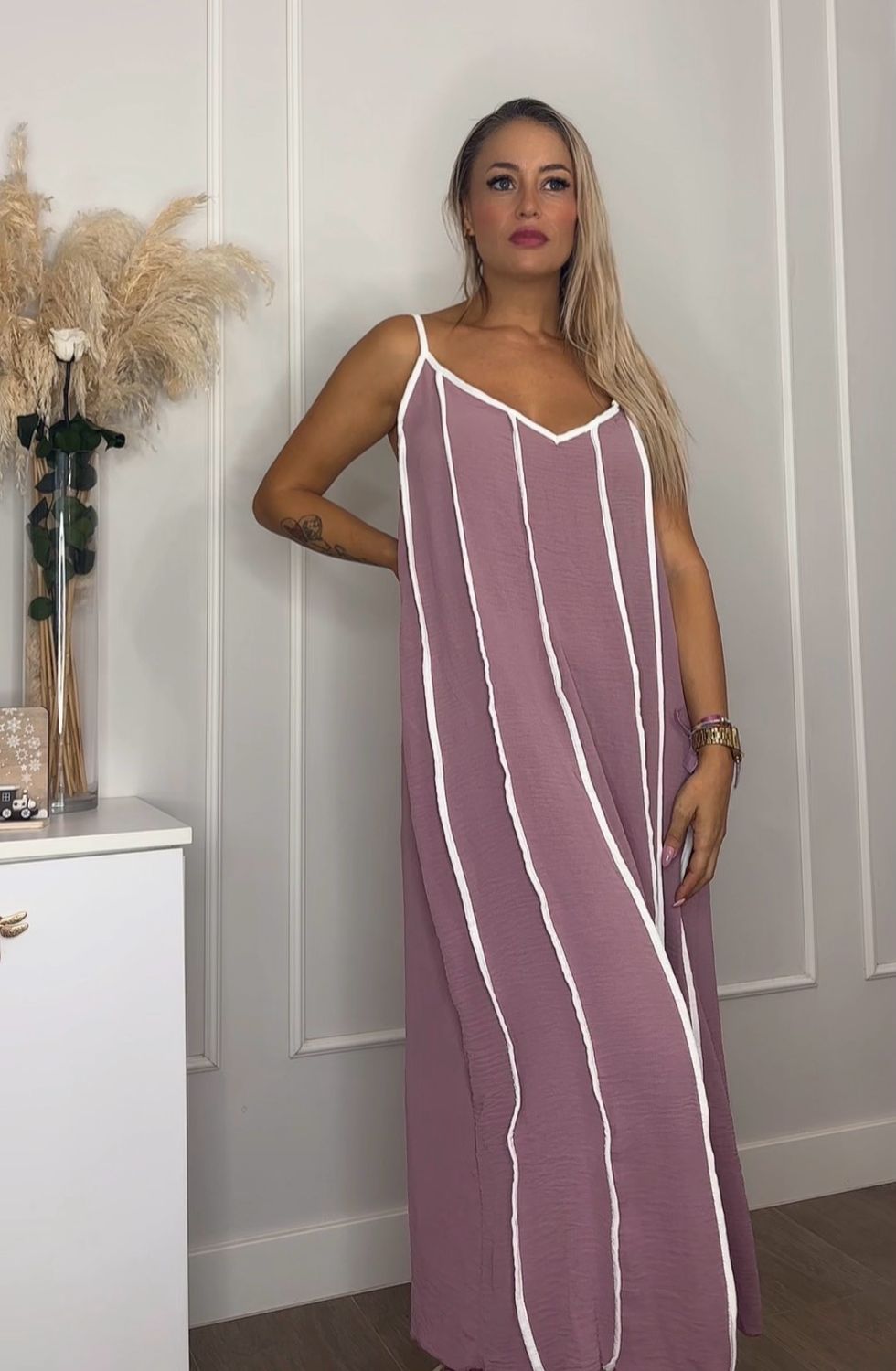 Vestido IRENE Vestido IRENE, Color: Rosa/beig