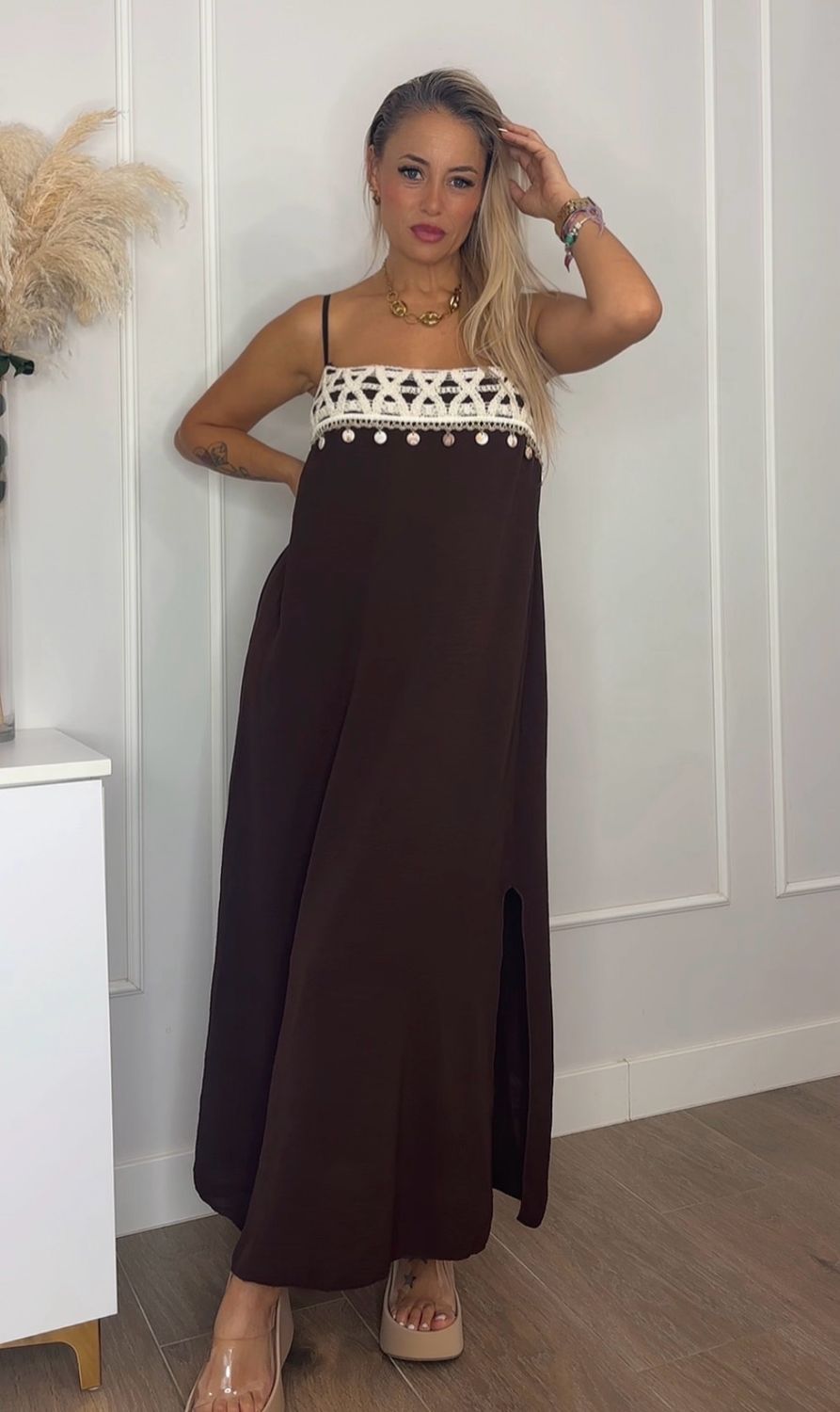 Vestido CARMEN Vestido CARMEN, Color: Marron