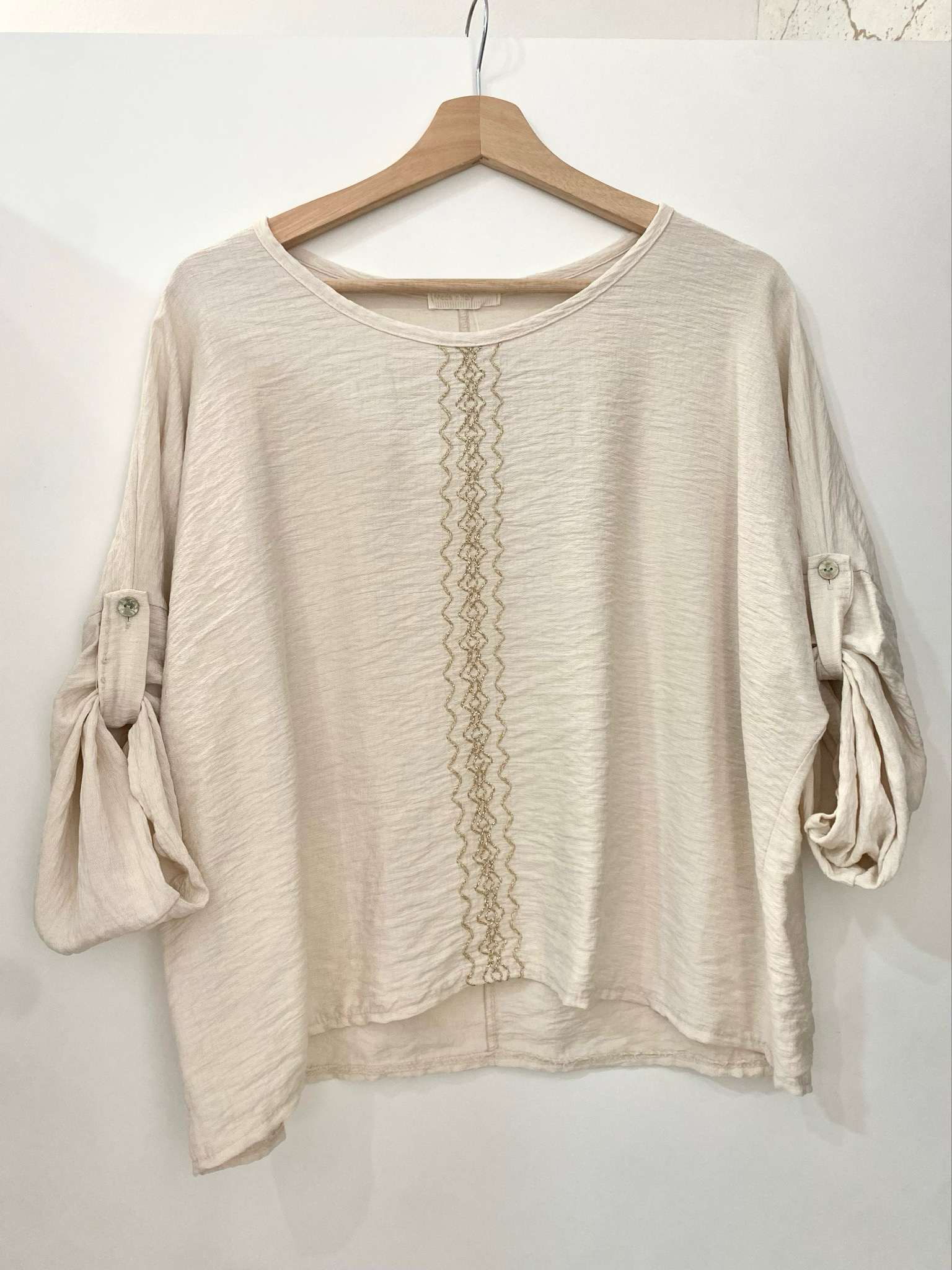 Blusa PATRICIA  con manga francesa