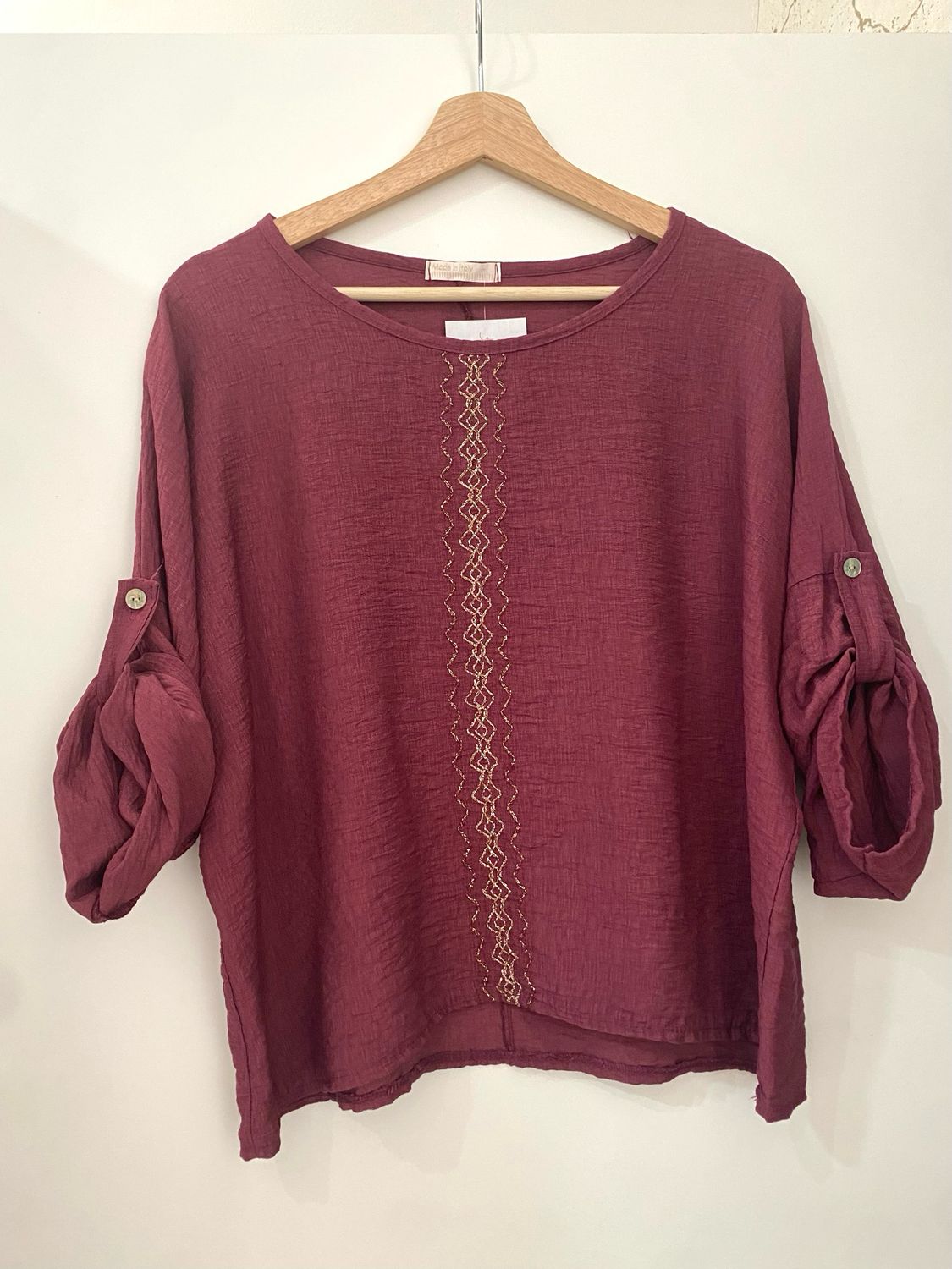 Blusa PATRICIA  con manga francesa