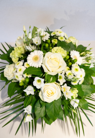 Boeket wit/groen