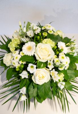 Boeket wit/groen