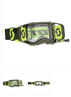 Scott Goggle Prospect Super Wfs Kaki Green / Neon Yellow Clear Works