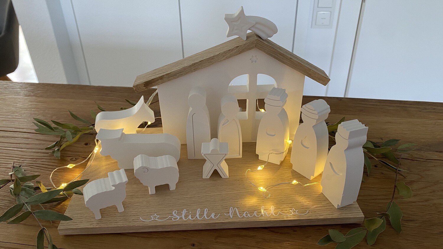 Weihnachtskrippe klein oder groß