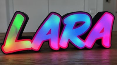 3D Druck (Leuchtbox)