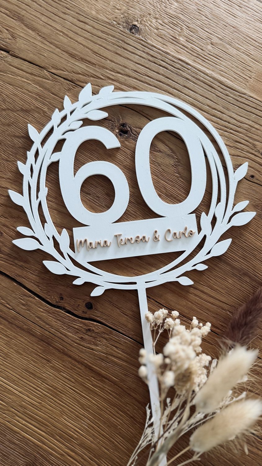 3D Druck (Cake Topper + Tür-Ringe/Loops)