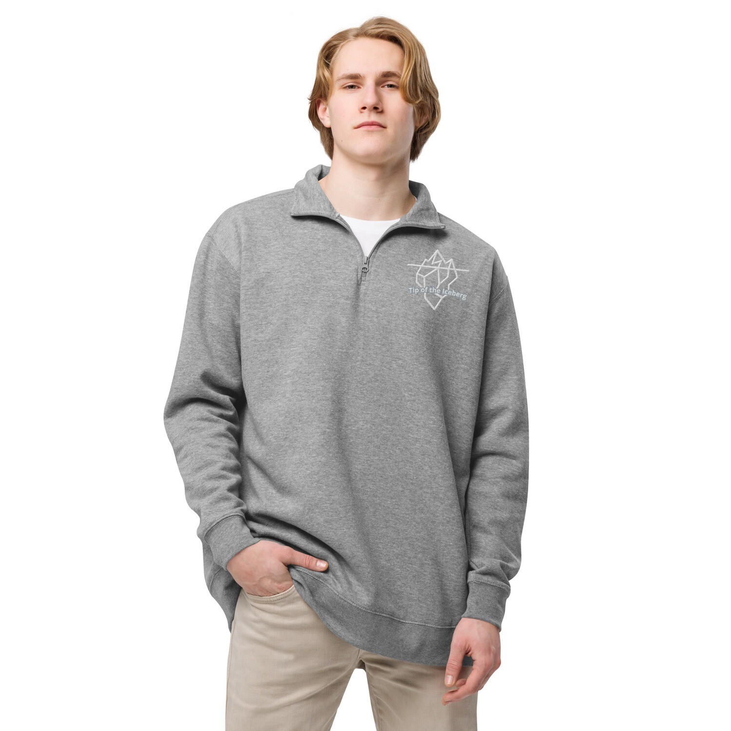 Unisex Fleece Pullover - Tip of the Iceberg series