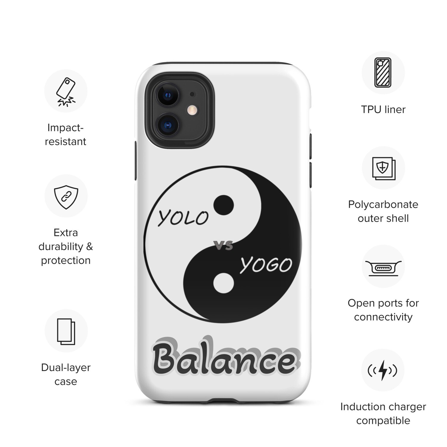 YY Balance - Tough Case for iPhone®