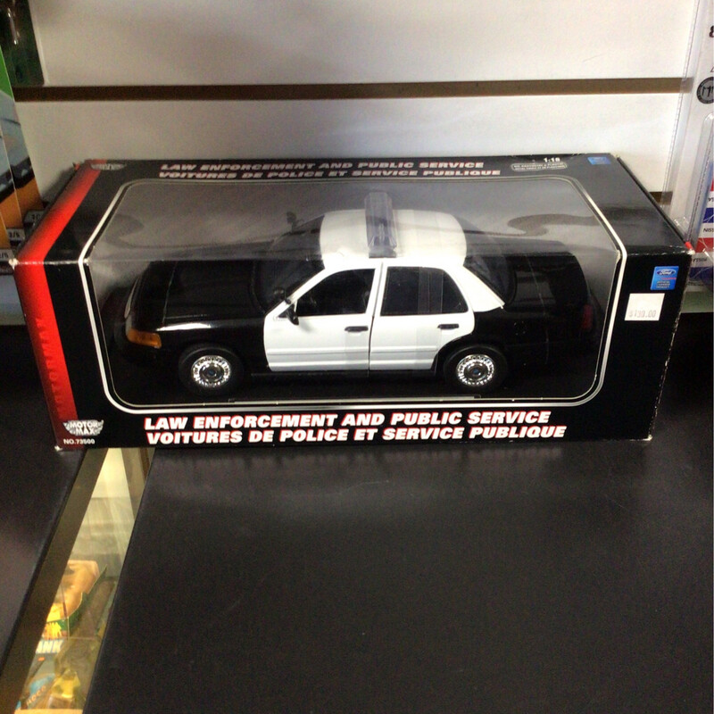 Black And White Ford Crown Victoria