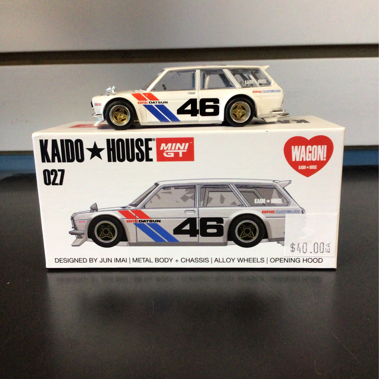 BRE Datsun 510 Wagon White