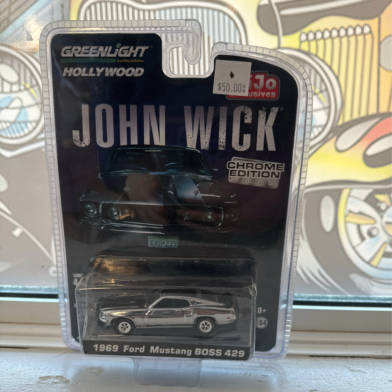 John Wick 1969 Ford Mustang Boss 429 Chrome