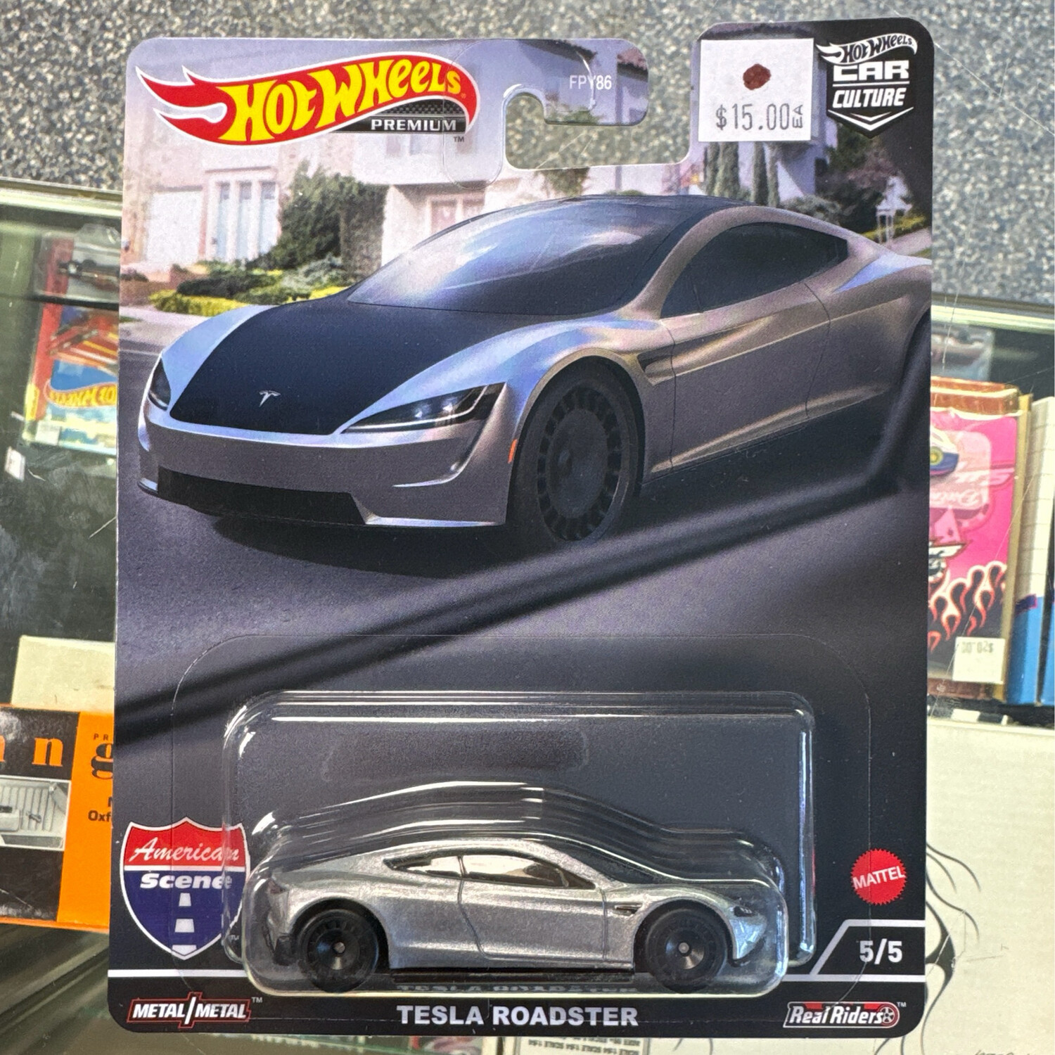 Car Culture Anerican Scene Tesla Roadster