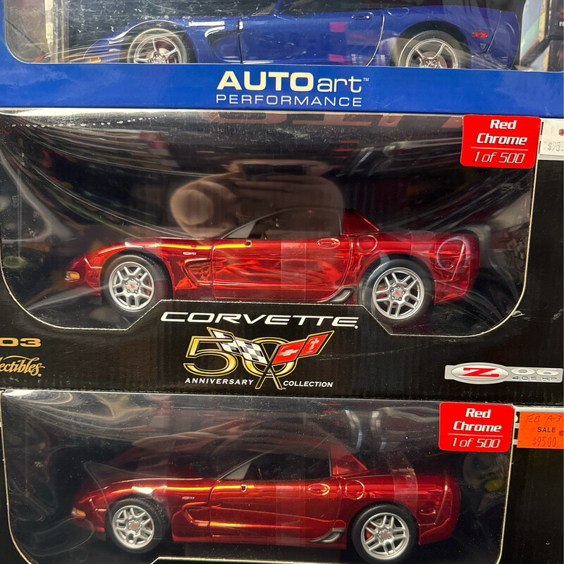 2003 Chevy Corvette Red Chrome