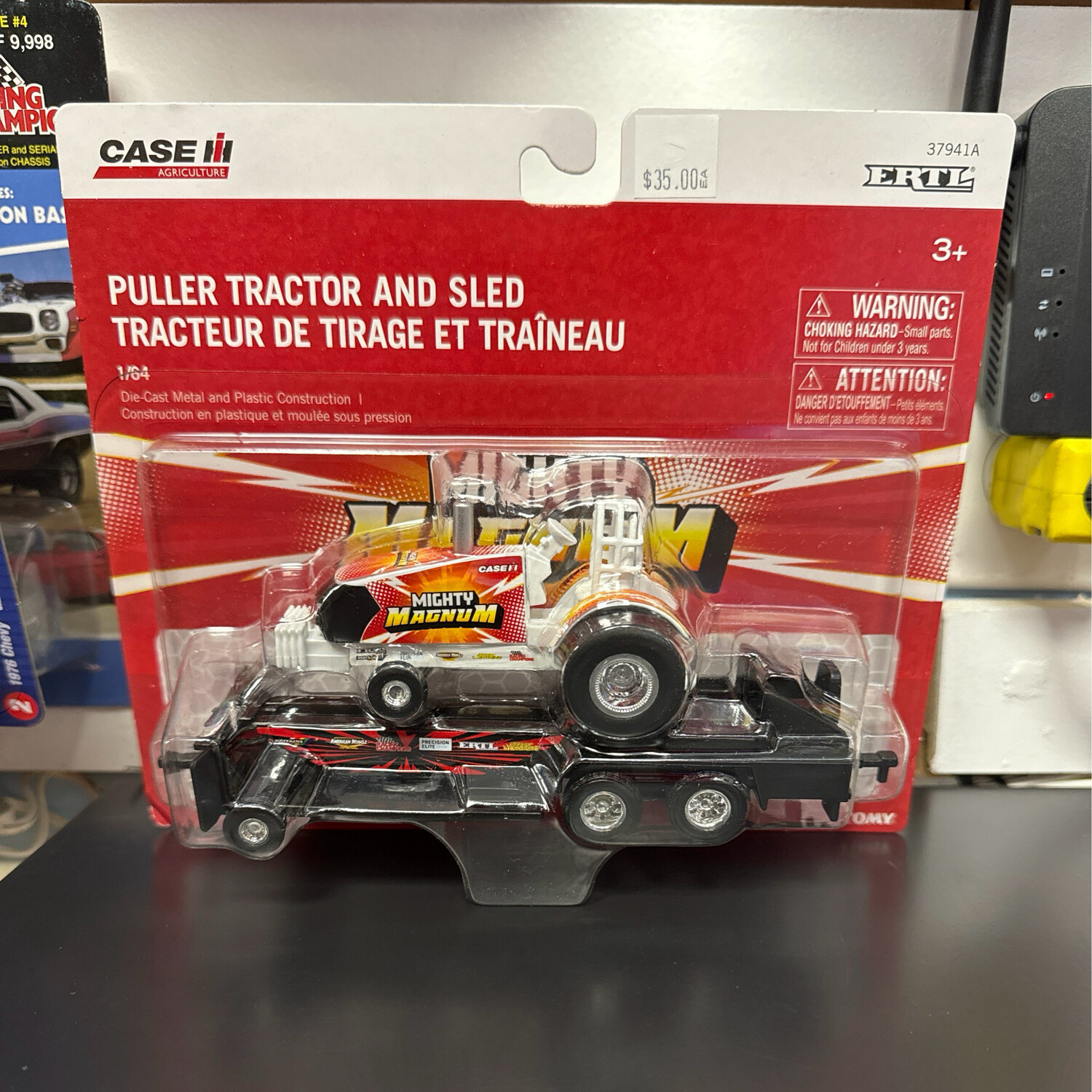 Mighty Magnum Puller Tractor And Sled