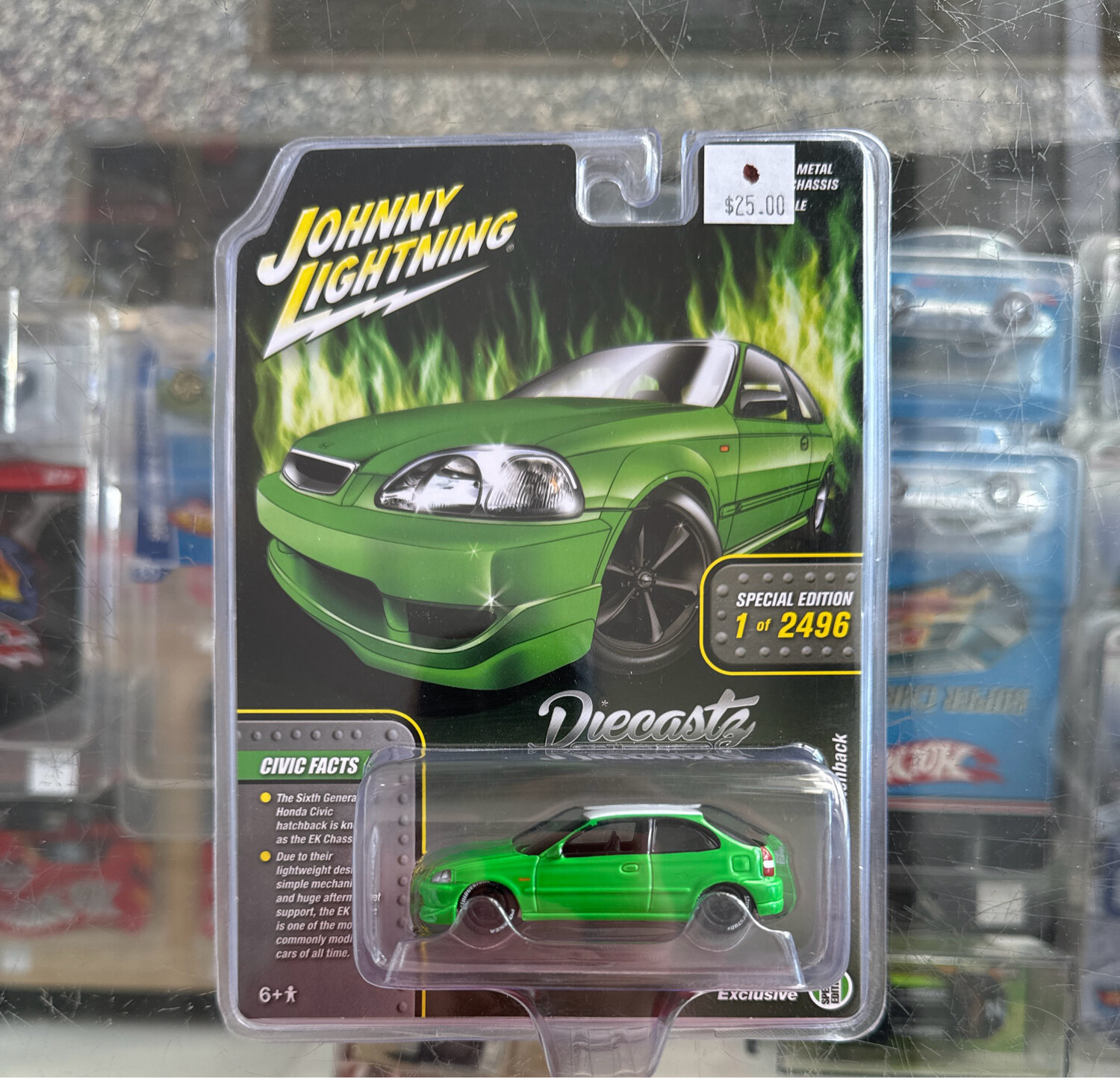1998 Honda Civic Hatchback Green