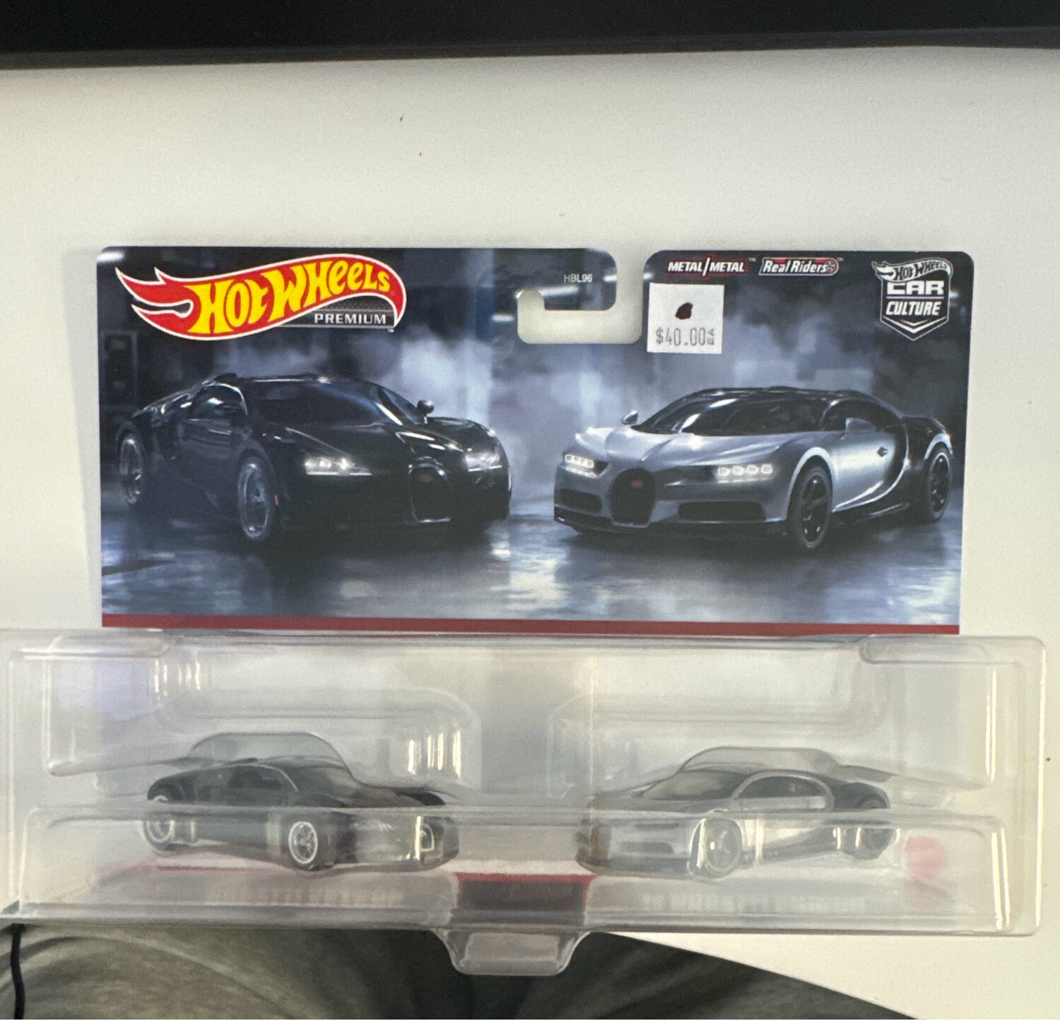 Hotwheels Premium Bugatti 2 Pack