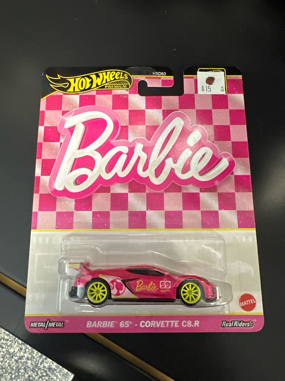 HW Premium Barbie Corvette C8.R