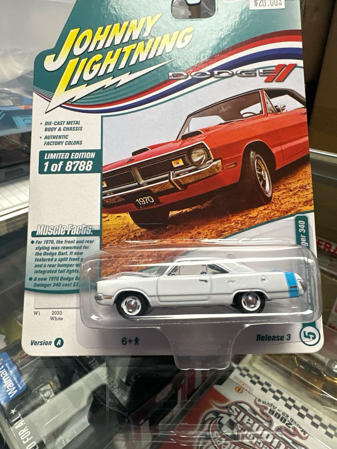JL 1970 Dodge Dart Swinger 340 WHITE